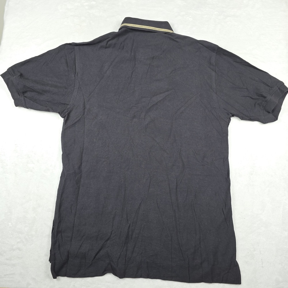 Dockers Golf Men's‎ Size Medium Short Sleeve Black Polo Shirt Logo New - Picture 7 of 7